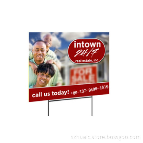 Corrugated Plastic Yard Signs